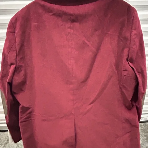 Ralph Lauren Crimson Corduroy Blazer